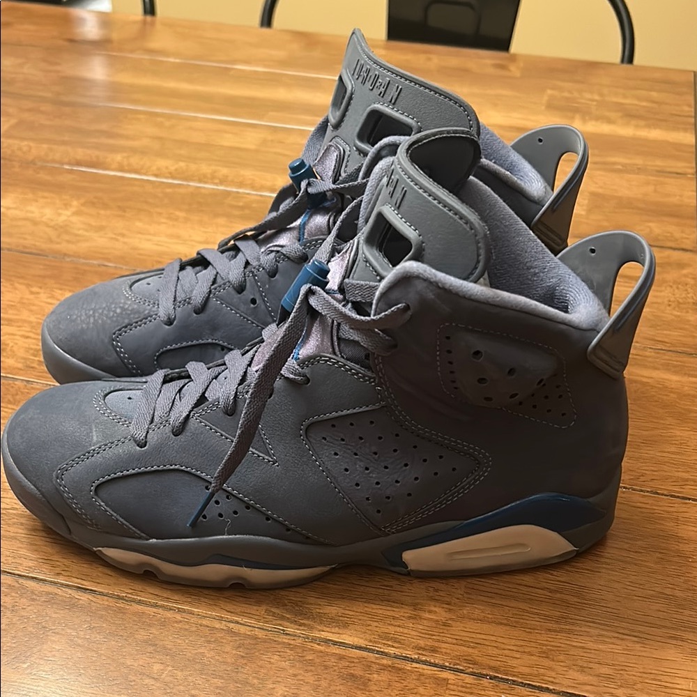 Nike Jordan Jimmy Butler Blue Suede High-Top Sneakers Size 10